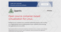 Desktop Screenshot of openvz.org
